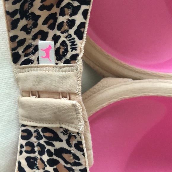 PINK Vic. Secret Strapless bra leopard print 34D - Picture 5 of 6